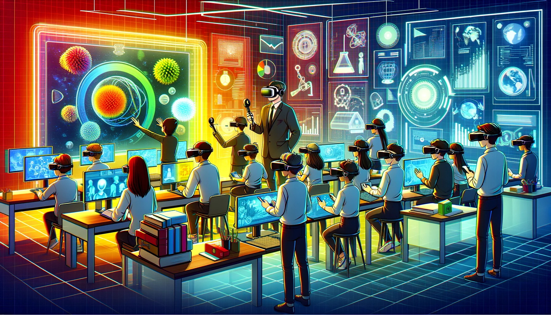 How can virtual reality help students learn more efficiently?